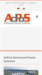 Mobile Screenshot of adpos-ups.de